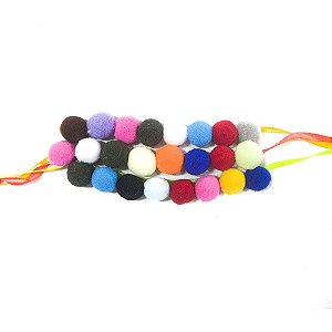 Gargantilha Pompom 10 unidades
