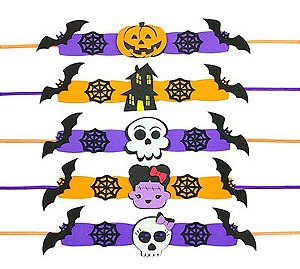 Gargantilha pet halloween eva