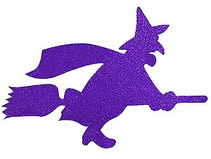 Decoração Bruxa halloween eva