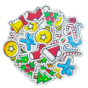 Adesivo pet Stickers NATAL II