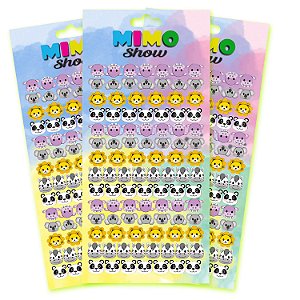 Adesivo Pet Cartelas Cão e Gato Pet Shop Piercing C7