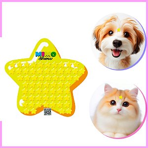 Adesivo Estrelas Pet Cartelas Cão e Gato Pet Shop C20