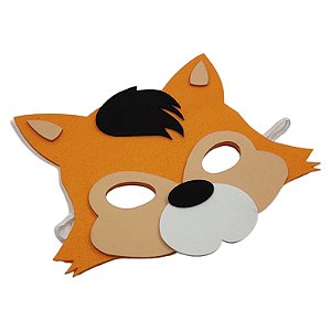 Kit 05 Máscaras Fantasia Infantil Animal Rapozinha Floresta