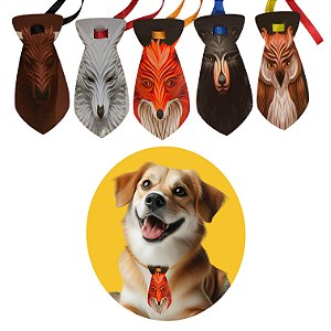 10 Gravatinha EVA Pet Shop Cão e Gato Personagens Animais G