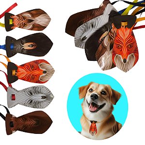 50 Gravatinha EVA Pet Shop Cão e Gato Personagens Animais P