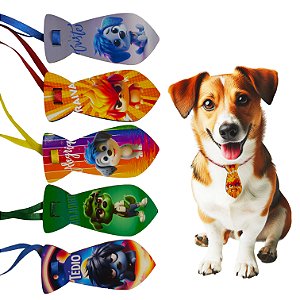 30 Gravatinha EVA Pet Cão e Gato Personagens DivertidaMimo P