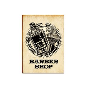 Placa MDF Barber Shop Decoração Vintage Barbearias BR26