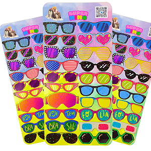 Adesivo Pet 3D Aplique Sticker Pet Banho  Super Cola 20 Und