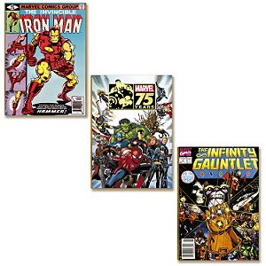 Kit 3 Placas MDF Geek Parede Quarto Jovem Moderna A4 Moderna