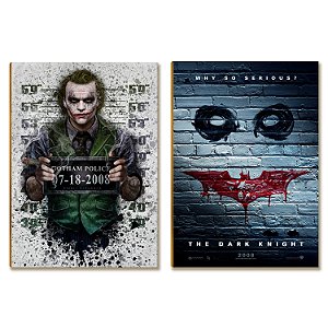 Kit 2 Placas MDF Geek Parede Quarto Jovem Moderna A4 Moderna