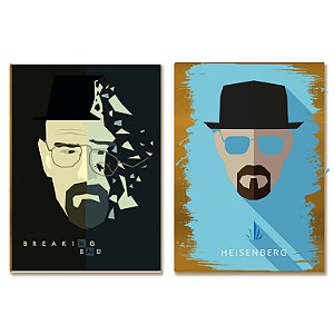 Kit 2 Placas MDF Série Laboratório Inspiração Geek Parede