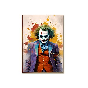 Placa MDF Vilão Cômico Pop Arte Urbana Parede Moderna A4