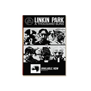 Placa MDF Banda Linkin Park A Thousand Suns Parede A4
