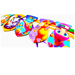 10 Gravatas impressa EVA Estampas Pet Cão Gato Cetim Gênio