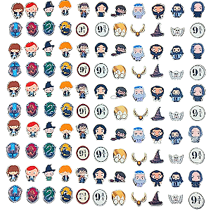 Kit 50 Adesivos Harry Potter Pet - Super Cola Pronto