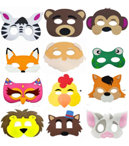 20 Máscaras Arca de Noé - Personagem Infantil Lembrancinha