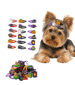 100 Adesivos Tic Tac Halloween EVA Pet Shop Cão Banho e Tosa