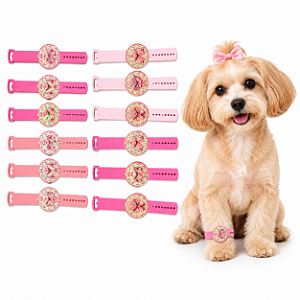 20 Adesivos EVA Relógio Outubro Rosa Pet Shop Cão Banho Tosa