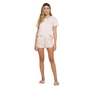 3740 SHORTDOLL LOVE COM SHORTS XADREZ