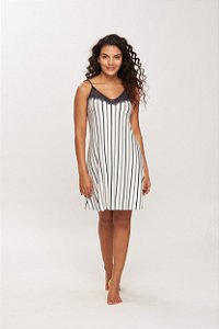 14589 - Camisola listrada em viscose strech Recco Monet