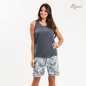 14298 - Bermudoll com regata 100% algodão Recco