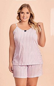 109461 - Pijama shortdoll bermuda com blusa de alcinhas