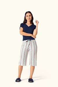 10140025 - Pijama pescador blusa de manga curta