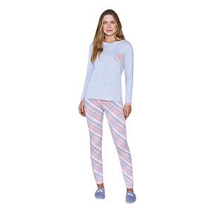 9562 - Pijama de legging e manga longa