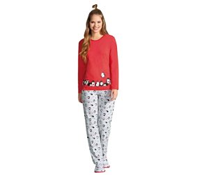 10100002 - Pijama feminino calça e manga longa