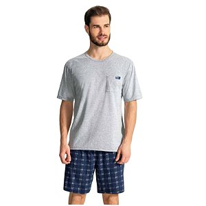Pijama masculino de shorts e manga curta 12270006