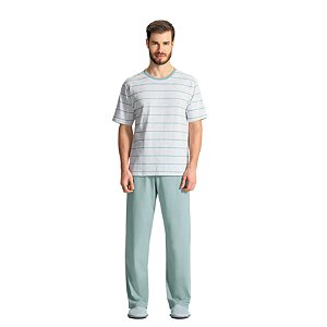 Pijama masculino de calça e manga curta 12410003
