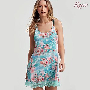 14373-Camisola Garden Recco de Microfibra com renda