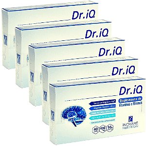 Dr IQ 40 Capsulas Para Memória e Concentração (5 Unidades)