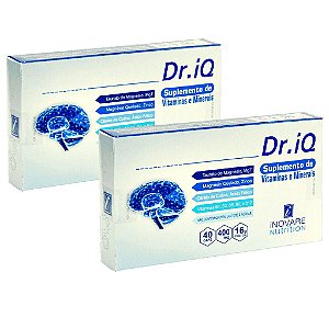 Dr. IQ 40 Capsulas - 2 Unidades Para Memória e Concentração