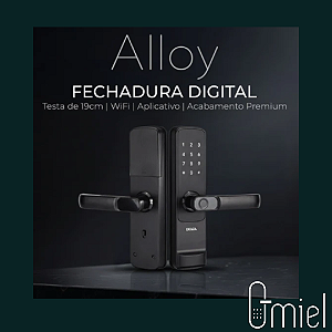 Fechadura Digital Biométrica Alloy _ Com instalação Omiel