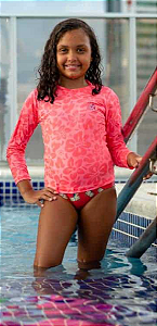 Blusa UV 50+ Rosa com tecido MÁGICO (Exclusivo)