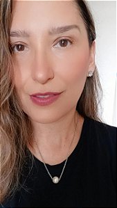 Colar curto com pérola 12mm - COL1093