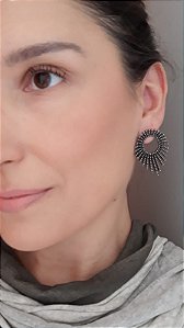 Brinco raios (prata velha) - BR392