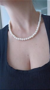 Colar de pérolas clássico - COL1219