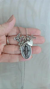 Colar patuá N. S. das Graças - COL1240