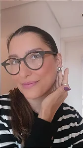 Brinco botão - BR627