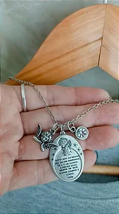Colar patuá anjo da guarda - COL1256