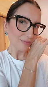 Pulseira pérola e corrente - PUL208