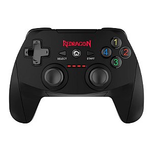 CONTROLE REDRAGON HARROW, WIRELESS, WINDOWS/PS3, PRETO, G808-V2