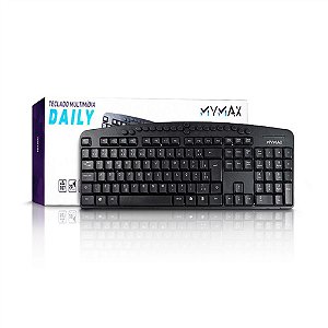 TECLADO MULTIMIDIA DAILY USB ABNT II(MKS-VSC8168/USB)