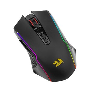 Mouse Gamer Wireless Redragon NIX, RGB, 10000 DPI, 9 Botões, Preto - M914RGB-WL