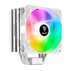 AIRCOOLER COOLER GAMDIAS BOREAS E1-410 BRANCO ARGB, 120mm - BOREAS-E1-410-WH