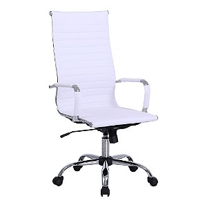 CADEIRA ESCRITORIO DIRETOR GIRATORIA PREMIUM BRANCO(MOCH-DIRPRM/WH)