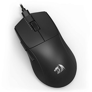 Mouse Gamer Redragon K1NG M724, USB, 12400 DPI, Sensor Pixart 3327, 5 Botões, Preto