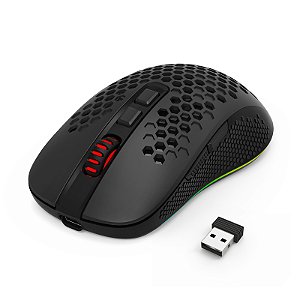 Mouse Gamer Redragon Hana M694 RGB, Wireless, Bluetooth, 7200 DPI, Sensor PAW 3104, 7 Botões, Preto